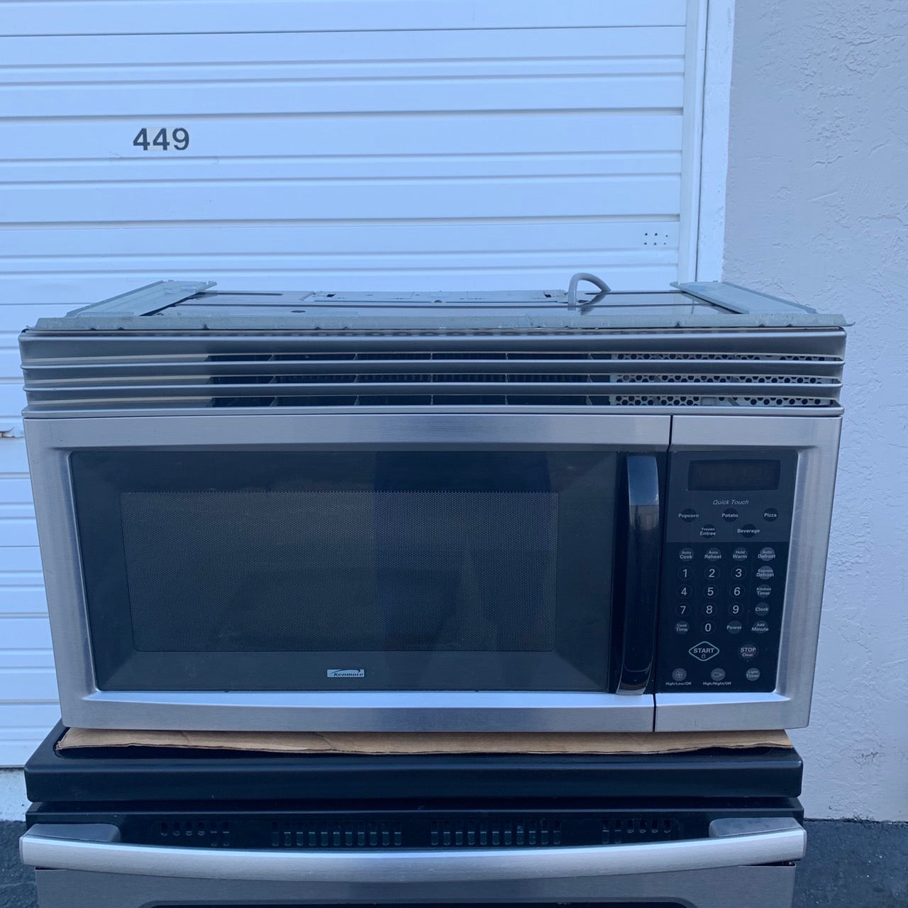 Kenmore Stainless Steel Microwave Kenmore Stainless Steel Microwave